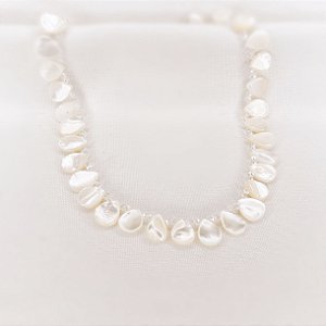 Choker de Gotas de Madrepérolas e Cristais