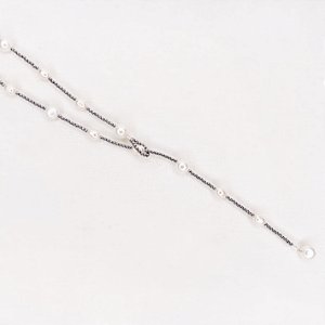 Colar de Pérolas e Hematitas