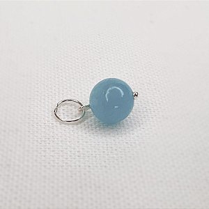 Pingente de Esfera de Jade Turquesa