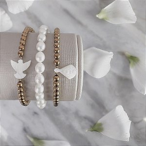 Pulseira de Pérolas Arroz