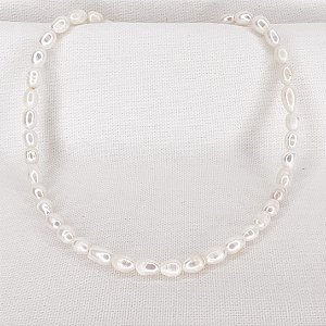 Choker de Pérolas Arroz