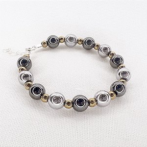 Pulseira de Esferas de Hematitas