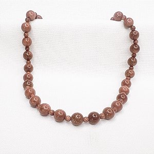 Choker de Esferas de Pedra do Sol