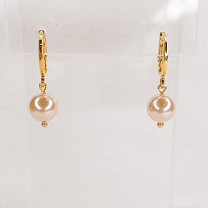 Argola c/ Pingente de Pérola Gold