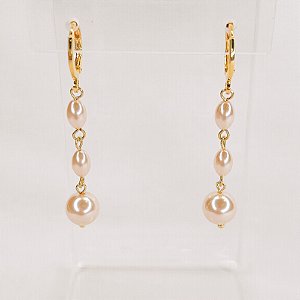 Argola c/ Mix de Pérolas Gold