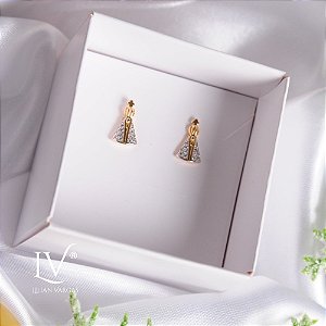 Brinco Nossa Senhora com tarracha