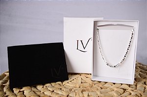 COLAR GUCCI  60 CM PRATA 925
