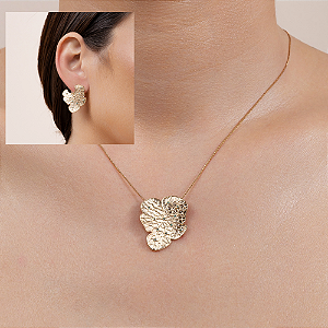 Conjunto colar e brincos
