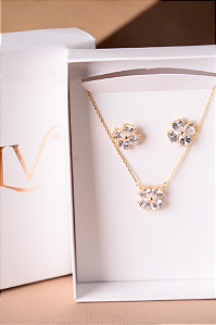 Conjunto Colar + Brincos