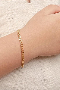 Pulseira Masculina Infantil elo grumet