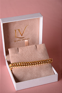 Pulseira grossa elos masculina