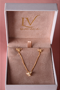 Conjunto colar e brincos e brincos Espírito Santo