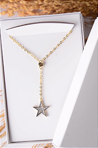 Colar gravatinha estrela