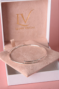 Bracelete prego em prata 925