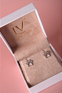 Brinco patinha em prata 925