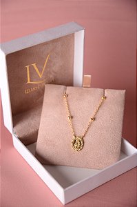 Colar medalha de Nossa Senhora