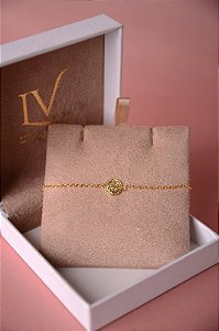 Pulseira mini elo medalha de São Bento