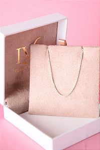 Corrente elo grumet masculina prata 925