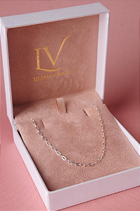 Corrente prata masculina