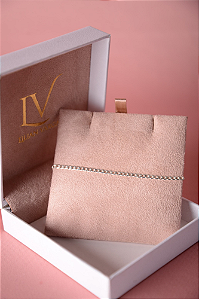 Pulseira grumet prata 925 masculina