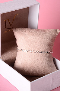 Pulseira masculina prata 925