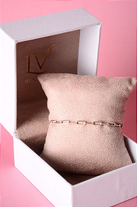 Pulseira elo cartier prata