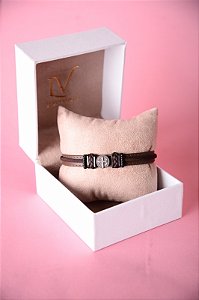 Pulseira em couro São Bento