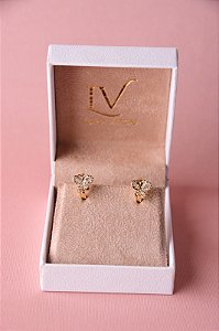 Brinco de argola borboleta