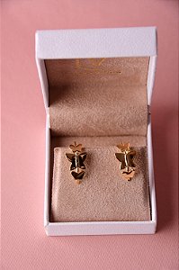 Brinco borboleta lisas