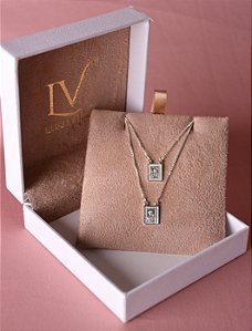 Colar escapulário prata 925