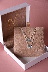 Escapulário redondo prata 925