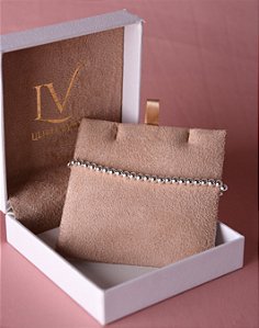 Pulseira tiffany inspiração prata 925