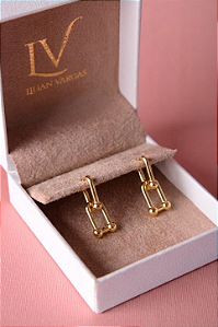 Brinco de argola tiffany