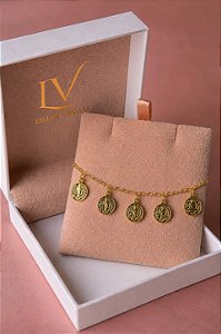 Pulseria medalhas São Bento