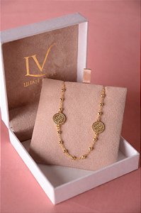 Pulseria escapulário São Bento