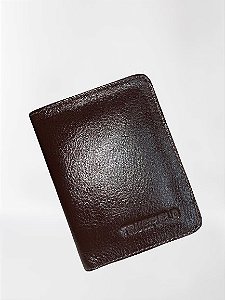 CARTEIRA MASCULINA DE COURO TRUEFIELD CAFÉ
