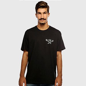 Camiseta Masculina Hardivision Halfpipe Amarela 100% algodão - Hardivision