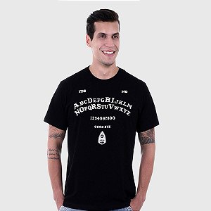 Camiseta Masculina Preta Manga Curta Rocks Hardivision