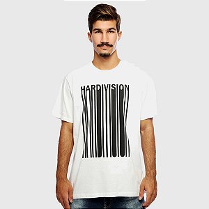 Camiseta Masculina Branca Manga Curta New Order Hardivision