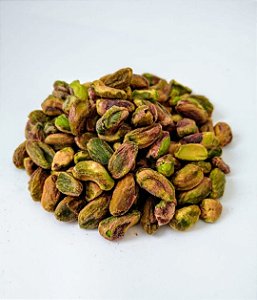 Pistache inteiro, sem casca, cru, com 250g (embalado á vácuo)