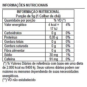 Guaraná em pó