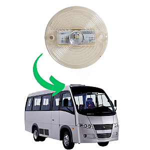 Lanterna Vigia Led Caio Neobus Volare A5 a6 a8 v6 v8 w8 w9 Cristal Rubi