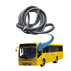Borracha Para-brisa Bipartido P/ Onibus Torino New G7 14