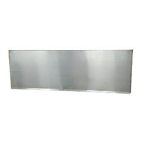 Chapa aluminio lateral externa comil 253,5x87CM Com dobras.