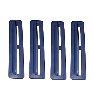 Kit 4 Difusor painel saida ar Ônibus Comil Campione Aberta Azul