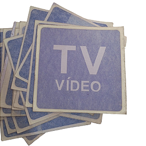 Adesivo Interno Vidro TV Video Onibus Rodoviario Turismo Fretamento