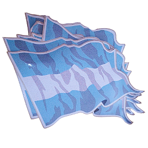 Adesivo externo lateral bandeira pais Honduras Onibus todos