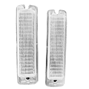 Par Lente Re Da Lanterna Traseira Onibus Monobloco O355 O-362 Cristal