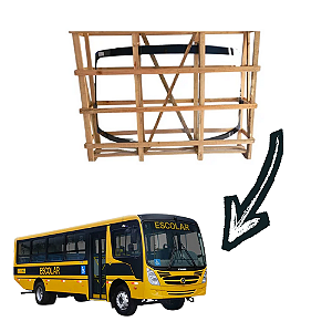 Parabrisa inteiriço Caio foz Super 2500 caminho da escola 145X236CM