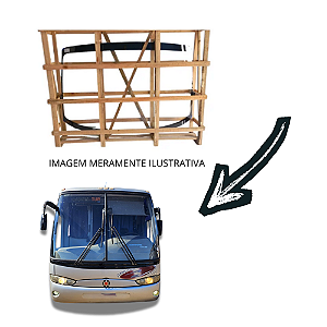 Parabrisa bipartido marcopolo andare Class incolor 173,0X126,5CM